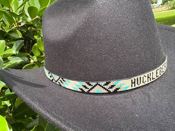 HUCKLEBERRY BEADED HAT BAND
