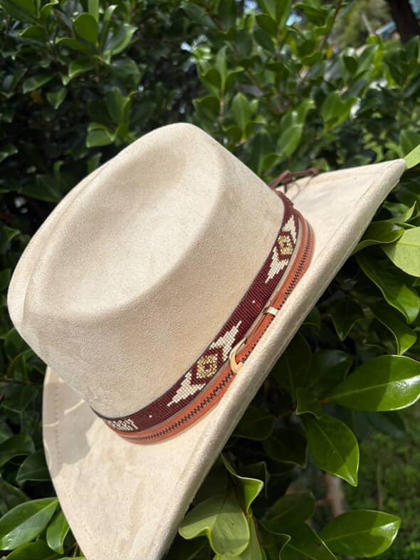 HUCKLEBERRY BEADED HAT BAND
