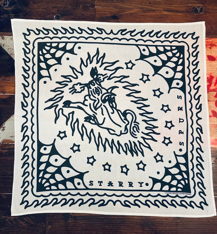 STARRY SPURS BANDANA