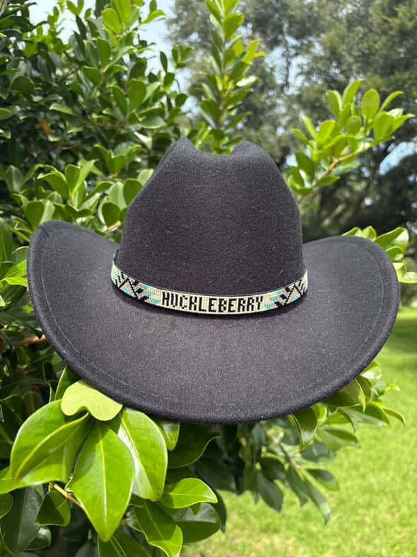 HUCKLEBERRY BEADED HAT BAND