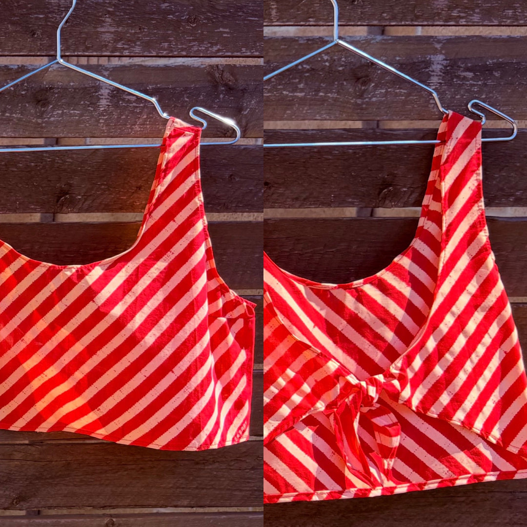 BANDANA TIE BACK TOPS
