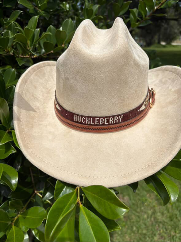 HUCKLEBERRY BEADED HAT BAND
