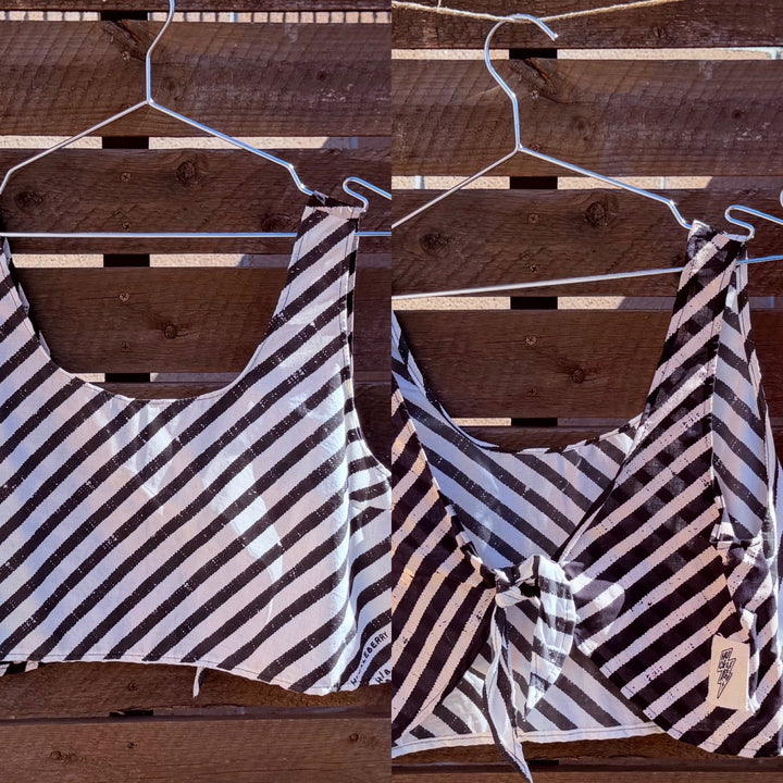 BANDANA TIE BACK TOPS