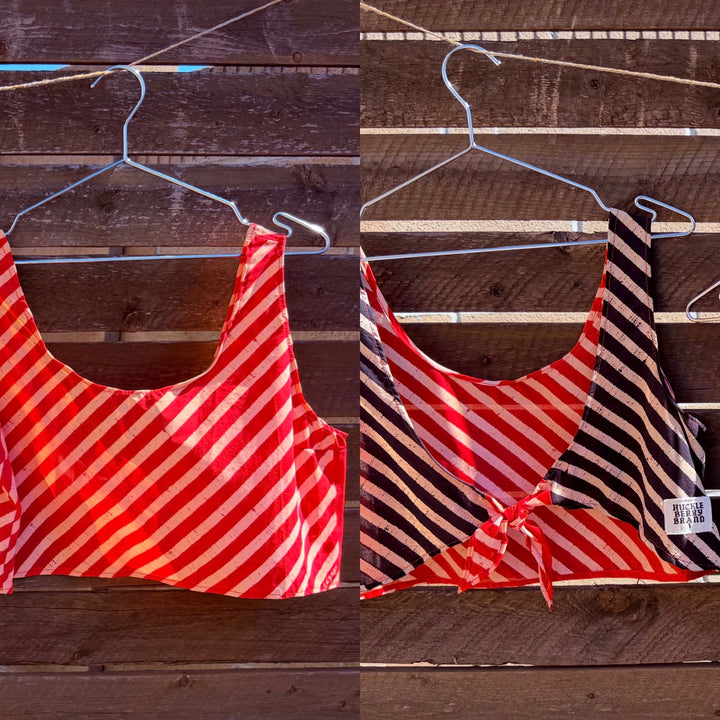 BANDANA TIE BACK TOPS