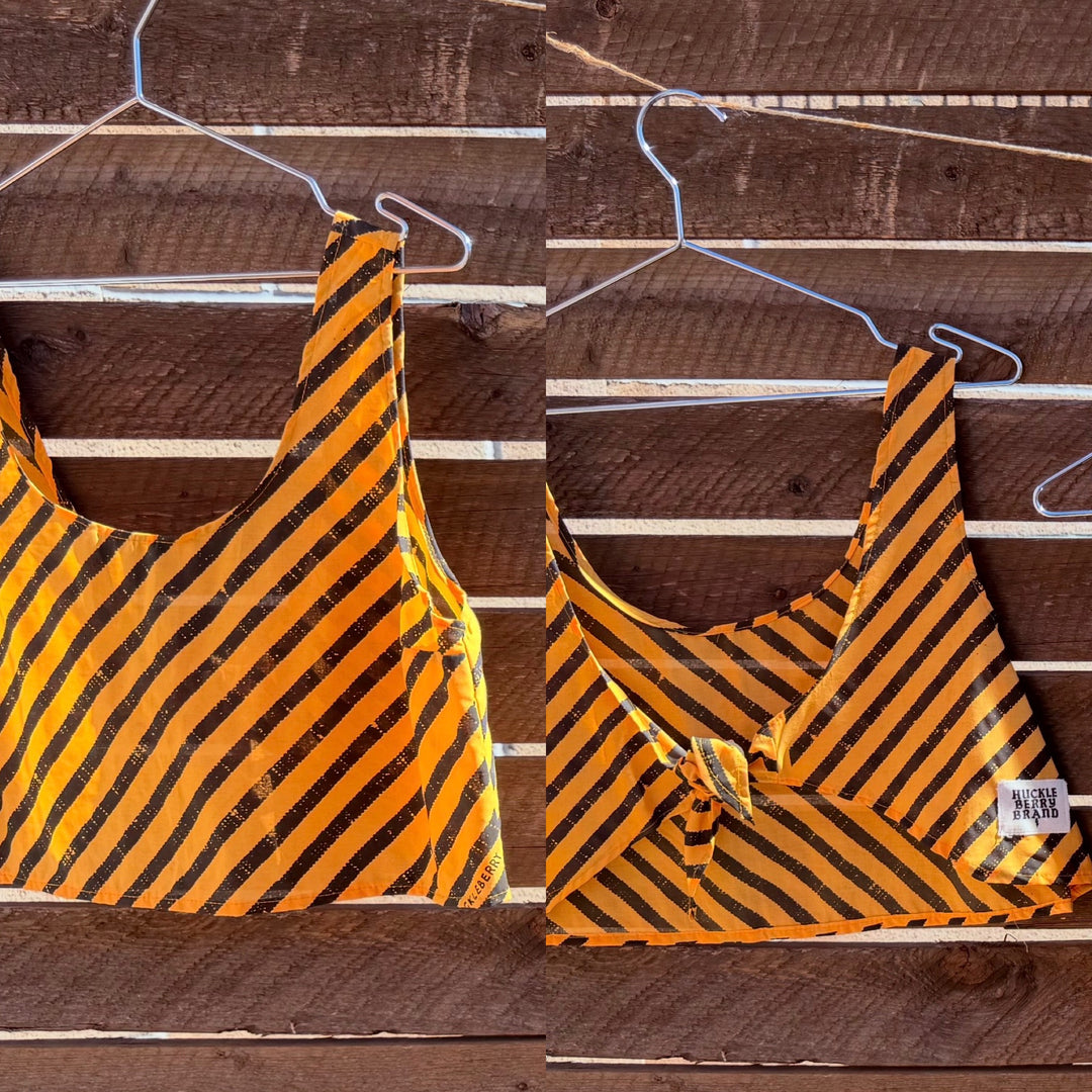 BANDANA TIE BACK TOPS