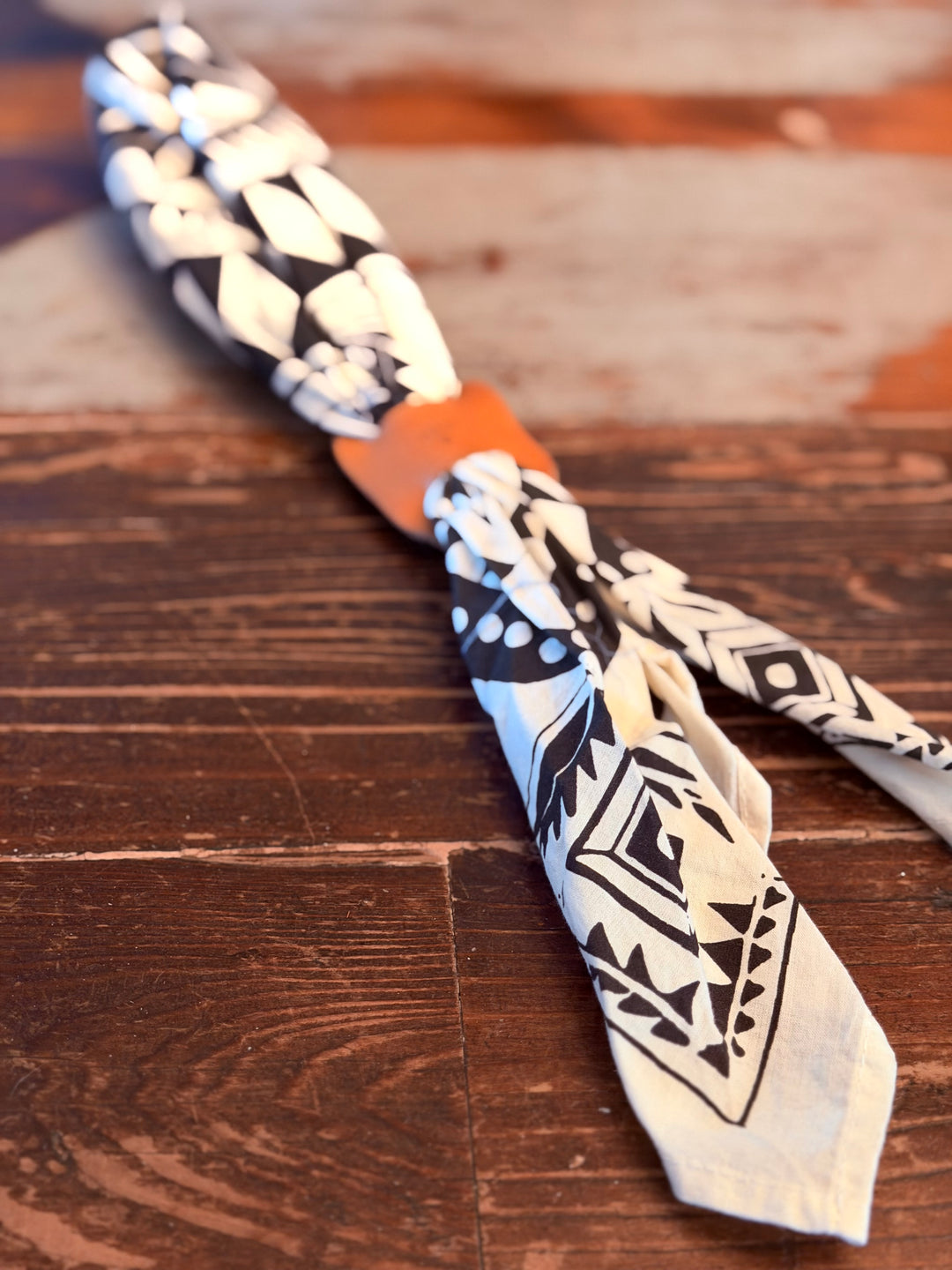 LEATHER HBB BANDANA SLIDE