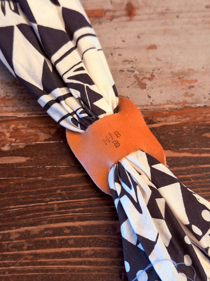 LEATHER HBB BANDANA SLIDE