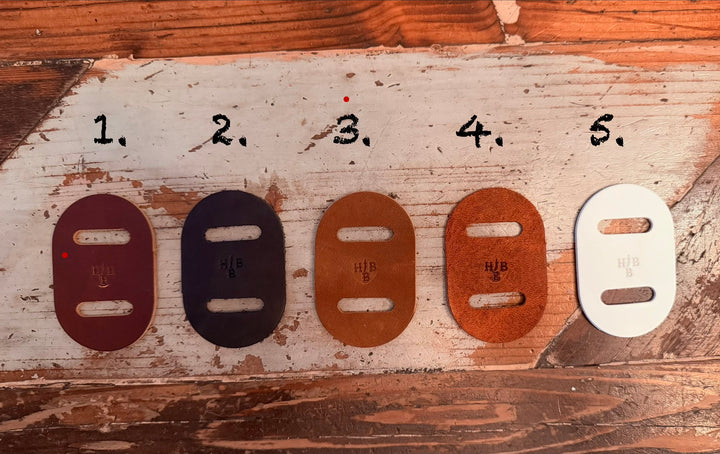 LEATHER HBB BANDANA SLIDE