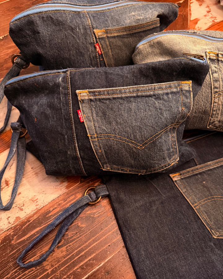 UPCYCLED DENIM CLUTCH