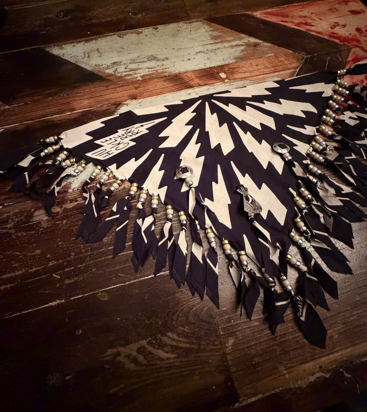 BLACK BOLT BANDANA CUSTOMIZED BY ZOIE @ UNLUCKY JACKELOPE / QUIRKY THE COWPOKE (Copy)