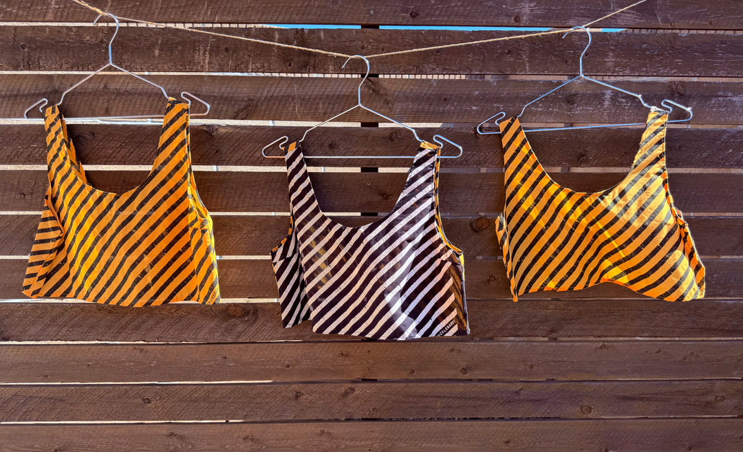 BANDANA TIE BACK TOPS
