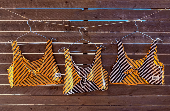 BANDANA TIE BACK TOPS