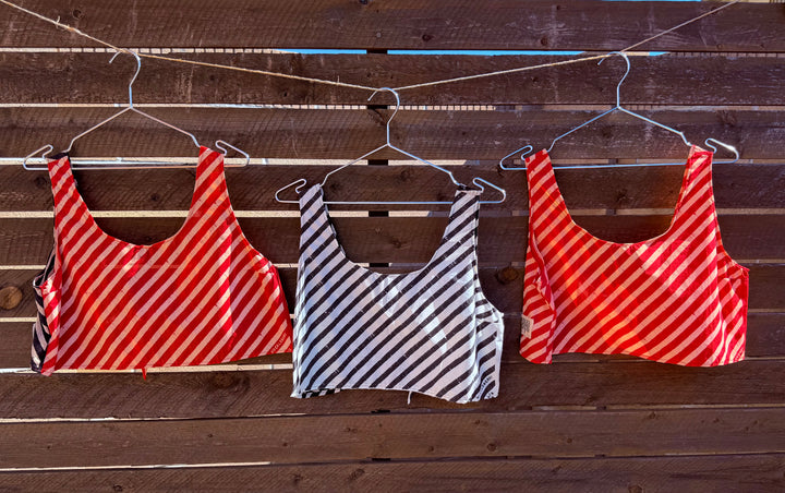 BANDANA TIE BACK TOPS