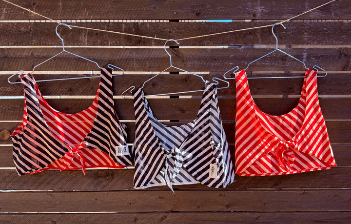 BANDANA TIE BACK TOPS