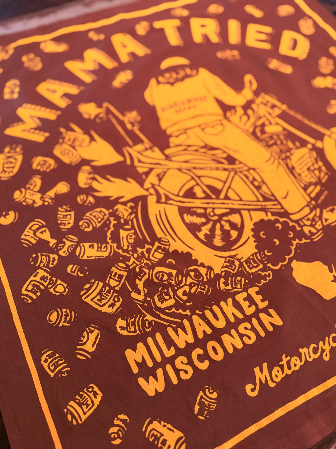 MAMA TRIED BEER BURNOUT 2026 BANDANA