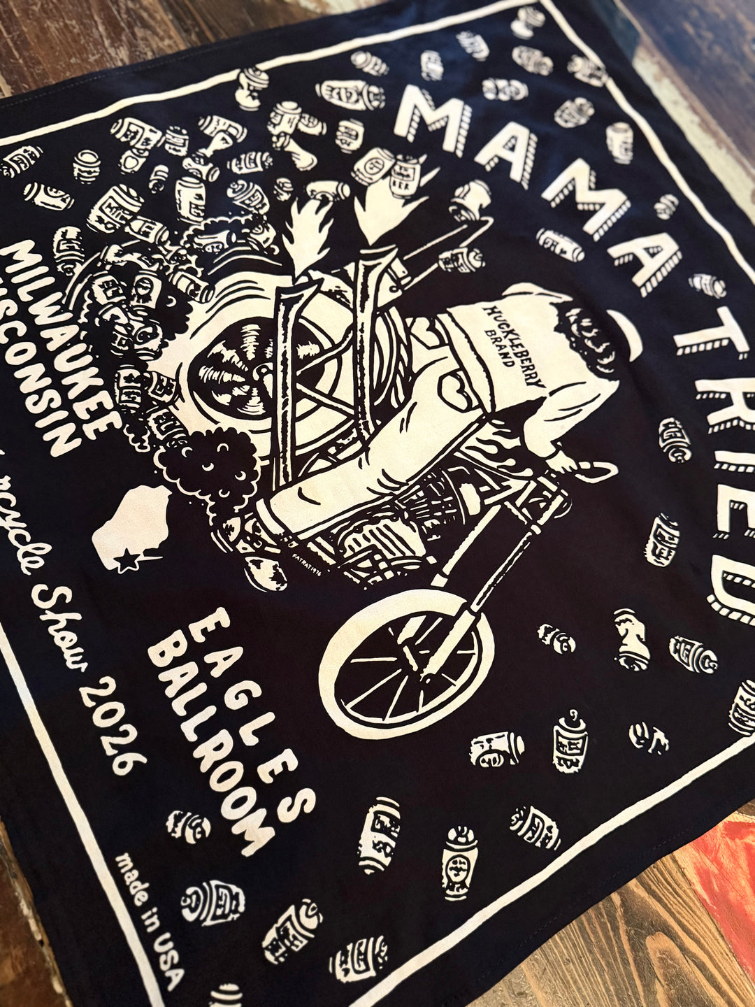 MAMA TRIED BEER BURNOUT 2026 BANDANA