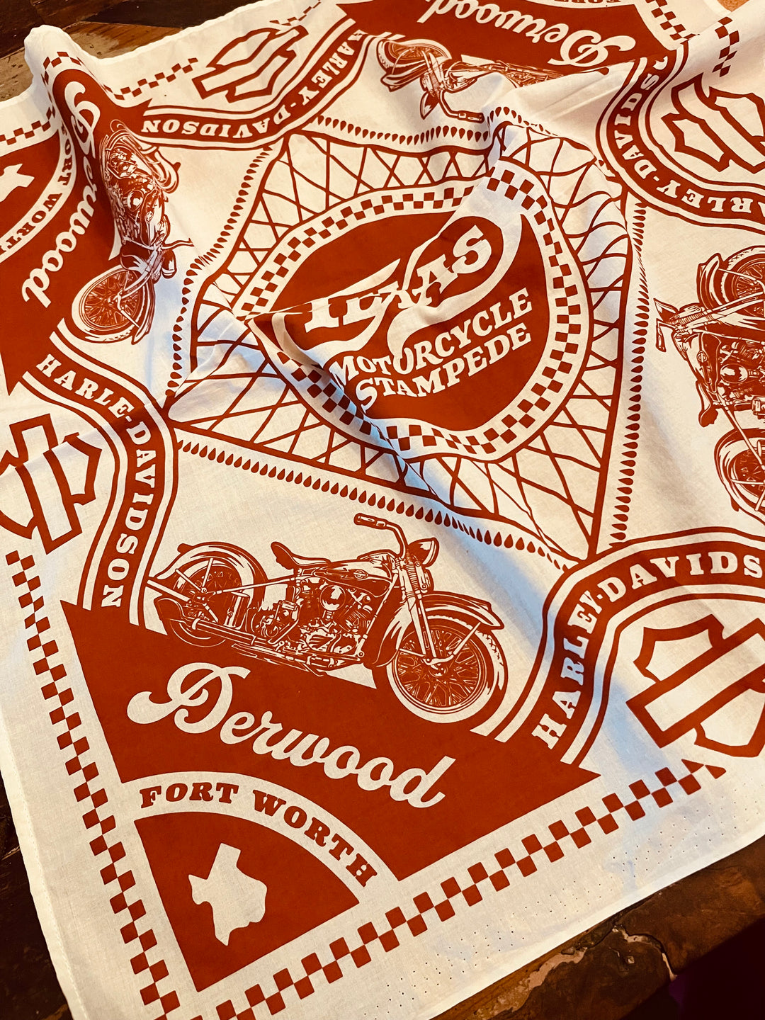 TEXAS MOTORCYCLE STAMPEDE BANDANA