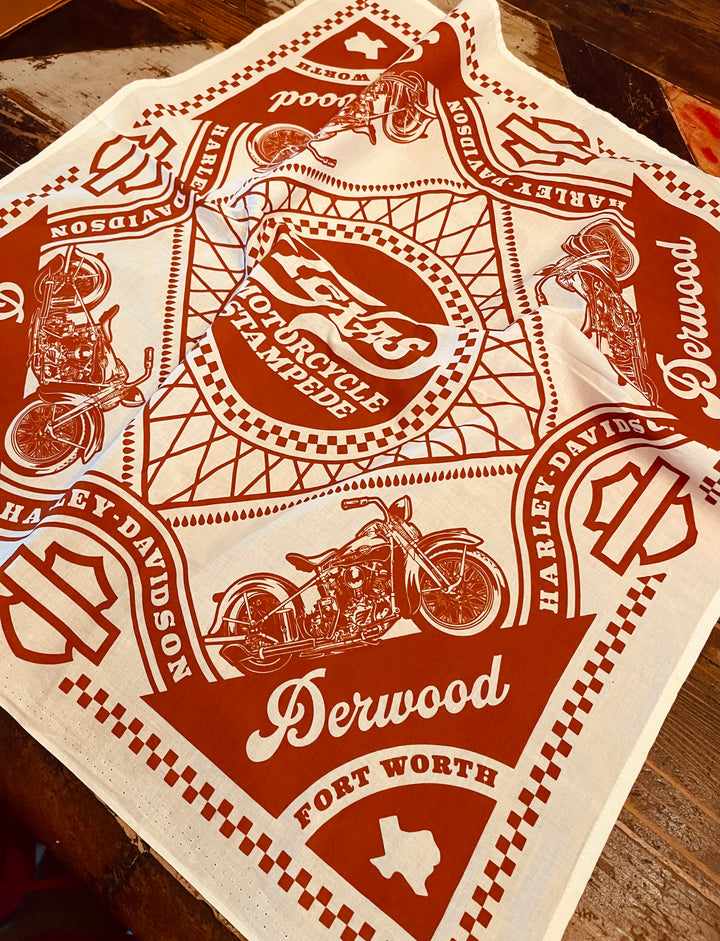 TEXAS MOTORCYCLE STAMPEDE BANDANA