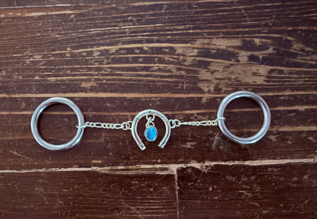 TEETH OF TURQUOISE HORSESHOE