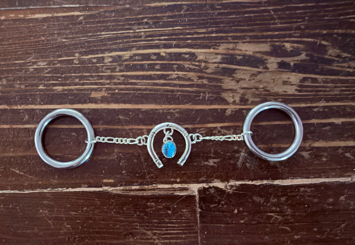 TEETH OF TURQUOISE HORSESHOE