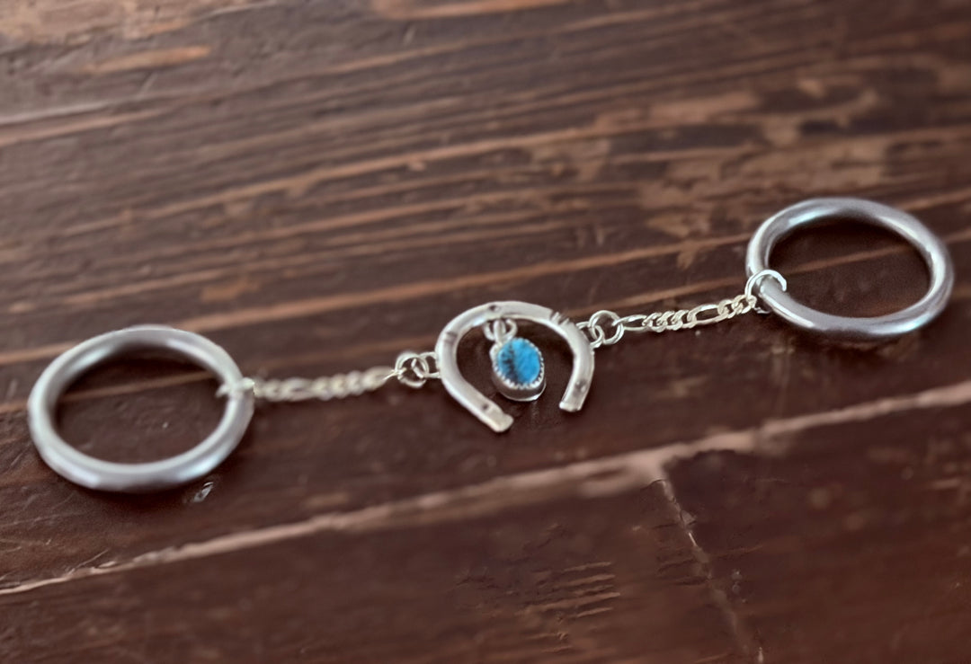 TEETH OF TURQUOISE HORSESHOE