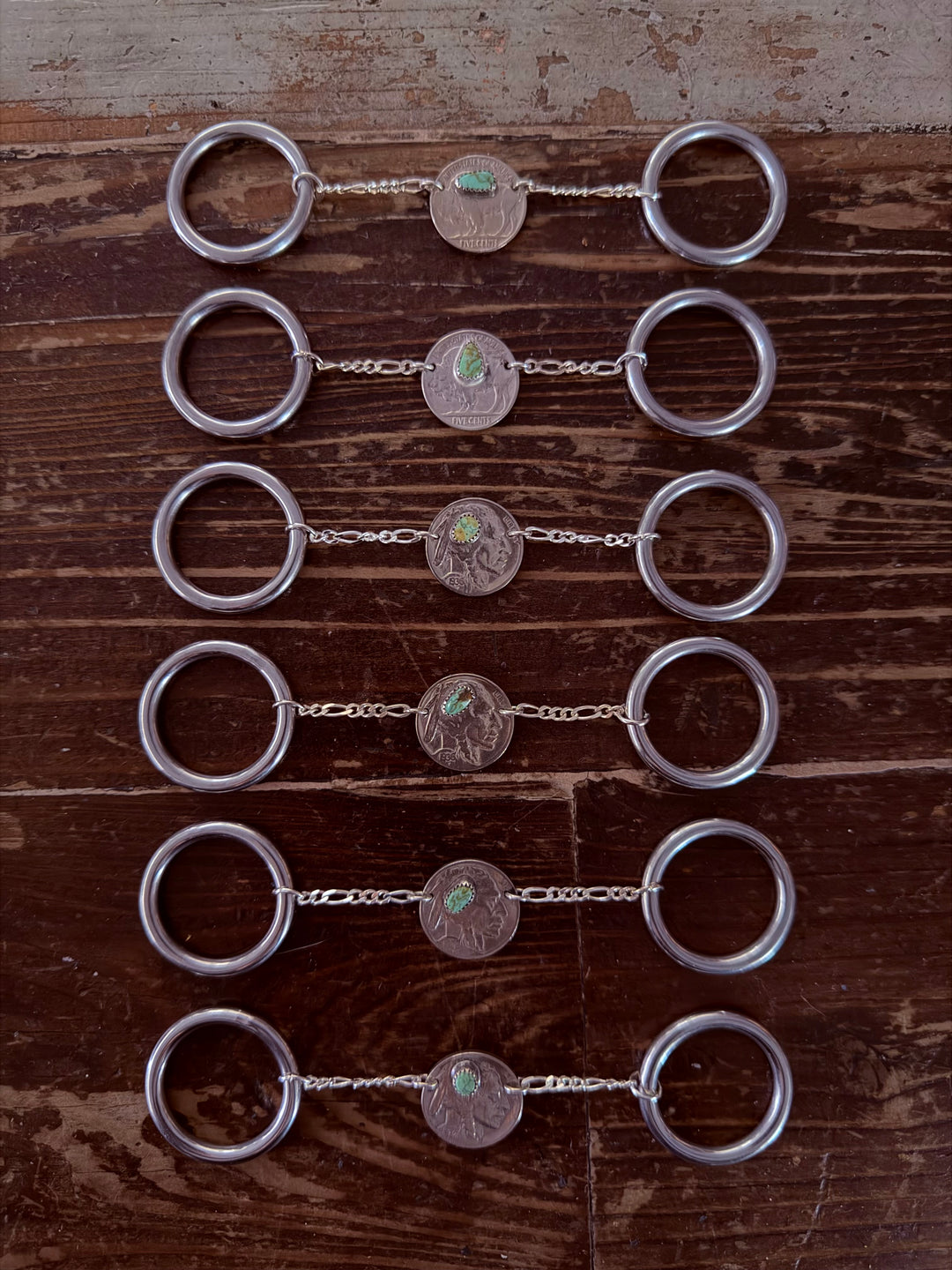 TEETH OF TURQUOISE BUFFALO NICKEL