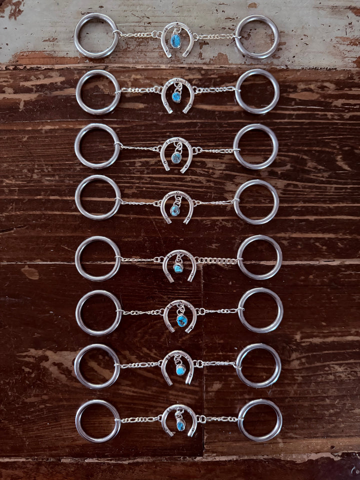 TEETH OF TURQUOISE HORSESHOE