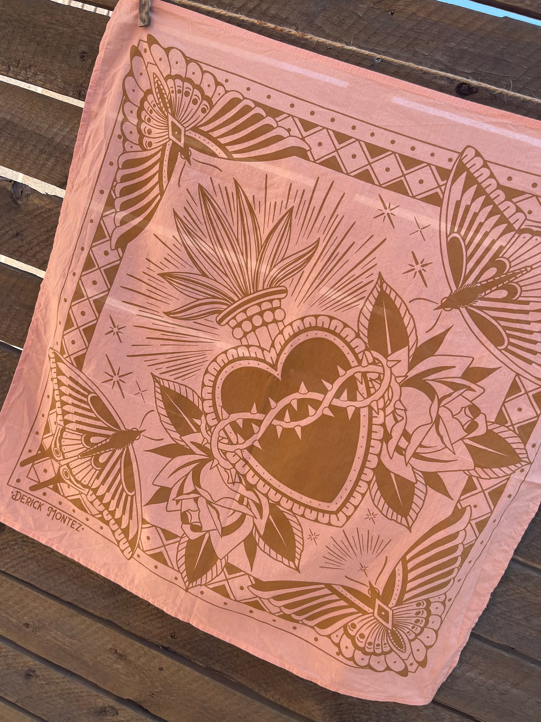 DERICK MONTEZ SACRED HEART BANDANA