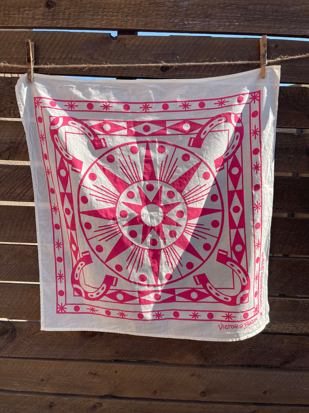 BACON HORSESHOE BANDANA
