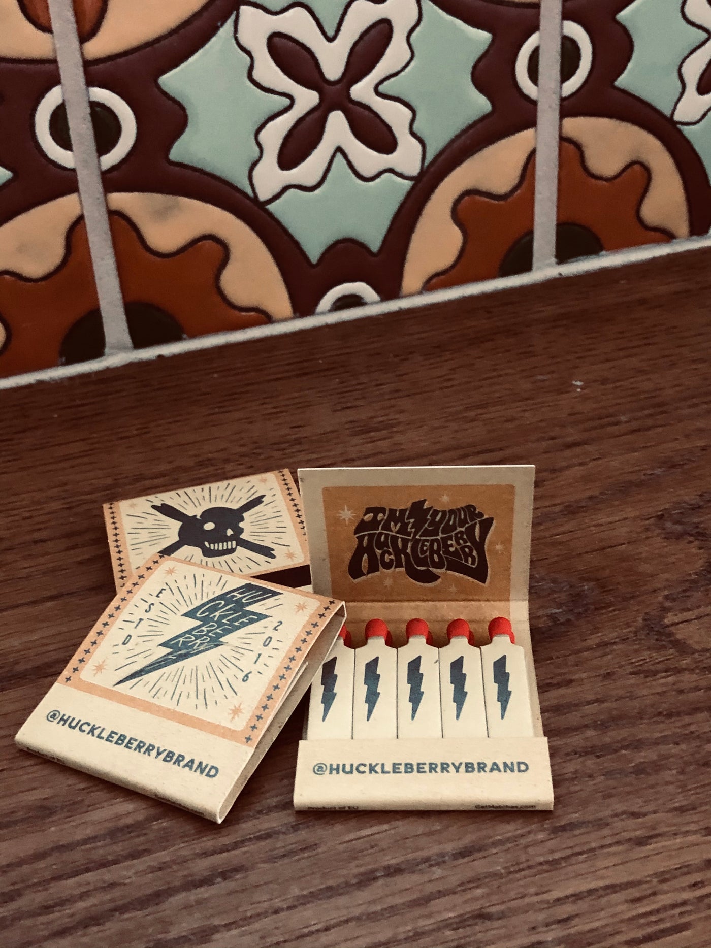 IM YOUR HUCKLEBERRY MATCHBOOK